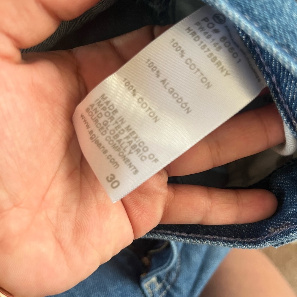 AG ex boyfriend slouchy slim jeans sz 30 - Picture 6 of 6